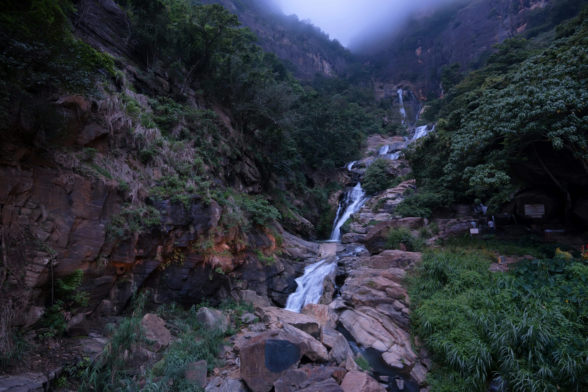 Ravana falls in Sri Lanka